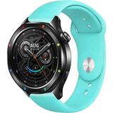 Kreton Xiaomi Watch S4 Akıllı Saat ile Uyumlu Yumuşak Dokulu Silikon Kordon Kayış - Turkuaz