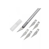 Kretuar Bıçağı Knife Tasarım Hobi Neşter 5 Uç Yedekli Set