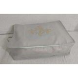 Krgz Ticaret 4’lu Desenli Baza Altı Çekyat Hurç 60×40×22 cm - Gri
