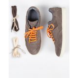 Krähe Zeus Erkek Hakiki Deri El Boyamalı Bağcık Ve Iki Yedek Bağcıklı Vizon Sneakers