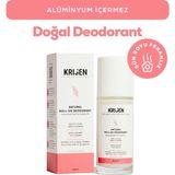 Krijen Doğal Deodorant - Beyaz Zambak & Tatlı Badem Roll-On Deodorant 50 ml - Bitkisel