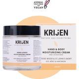 Krijen Gül Ağacı & Kantaron El ve Vücut Kremi | E Vitamini + Hindistan Cevizi Yağı + Shea Butter 100 ml