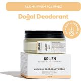 Krijen Gül Ağacı ve Limon Krem Deodorant 50 ml Alüminyum İçermez