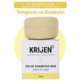 Krijen Hassas Cilt & Bebek Katı Şampuanı | Gluten Içermez - Aynısefa Yağı & Papatya Özü & Zeytinyağı