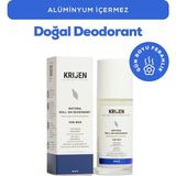 Krijen Ud Ağacı & Bergamot Erkek Roll-On Deodorant | Aluminyum Içermez + Mineral + Doğal Yağlar - 50 ml