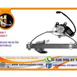 KRİKO CAM D22 98-02 ÖN RH (ELEKTRİKLİ-MOTORLU)