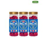 Krill Oil Complex Astaxanthin, Choline, Omega3, Epa Dha 200 Kapsül 3 Adet