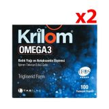 Krilom Omega 3 2x100 Kapsül Balık Yağı
