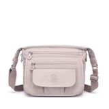 Krinkıl Kumaş Kadın Postacı Çantası Smart Bags 3005 Kum