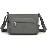 Krinkıl Kumaş Kadın Postacı Çantası Smart Bags 3270 - Koyu Gri