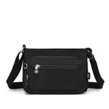 Krinkıl Kumaş Kadın Postacı Çantası Smart Bags 3270 Siyah