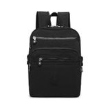 Krinkıl Kumaş Unisex Sırt Çantası 1207 - Siyah