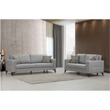 Kristal 3+2 Koltuk Takımı Açık Gri