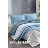Kristal Casual 7 Parça Çift Taraflı Gelin Seti Turkuaz - Mint