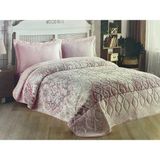 Kristal Çift Kişilik Battaniye Eliz Pembe 4 kg - 200 x 240 cm - Pudra
