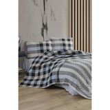 Kristal Çift Kişilik Ranforce Nevresim Takımı - 4 Parça - %100 Pamuk - Orijinal Lüks Kutu - Siyah - Bej - 200 x 220 cm
