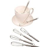 Kristal Doğal Desenli Metal Çırpıcı, Mini Boy, 12 Cm Boyunda, 6 Adet Çok Renkli