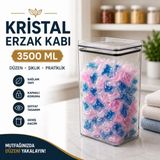 Krıstal Erzak Kabı 3,5 Lıtre - 3,5 lt - Şeffaf