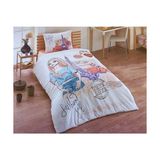 Kristal Fashion Ranforce 4 Mevsim Kapitoneli Nevresim Takımı 160 x 220 cm - Açık Somon
