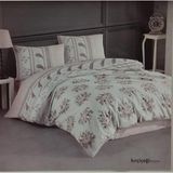 Kristal Kır Çiçeği Somon Çift Kişilik Nevresim Takımı - 240 x 260 cm