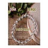 Kristal Kuvars Bileklik 8Mm (Odak,Pozitif Enerji, Denge) Dogal Tas