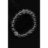 Kristal Kuvars Doğal Taş Bileklik 10 Mm Küre Kesim - Blk-2326