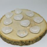 Kristal Kuvars Taşı Kalp Şekilli (14-16gr)