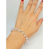 Kristal Kuvars Taşı Tasarım Bileklik (47152)