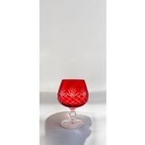 Kristal Market Bohemia Kristal Renkli Kristal Ayaklı Kahve Yanı Su Bardağı 250ml.