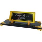 Kristal Masa Isimliği Uv Baskılı Ofis Hediyesi Cam Isimlik Cav-10