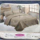 Kristal Microplush Çift Kişilik Yatak Örtüsü (260X240)-GOLD - 260 x 240 cm