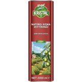 Kristal Natural Dolgun Güçlü Sızma Zeytinyağı Teneke Kutu 2 Lt