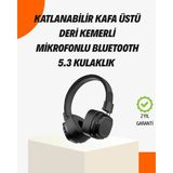 Kristal Netliğinde Ses ve Güçlü Baslı Kablosuz Kulak Üstü