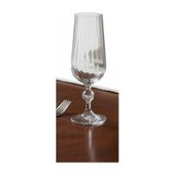 Kristal Optikli 180ml Kahve Yanı Su Bardağı Beyaz
