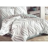 Kristal Ranforce Çift Kişilik Kapitoneli Esinti Gri Nevresim Takımı - 220 x 230 cm
