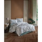 Kristal Ranforce Çift Kişilik Nevresim Takımı - 200 x 220 cm - Gri