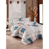 Kristal Ranforce Tek Kişilik Nevresim Takımı - Mavi - 160 x 220 cm