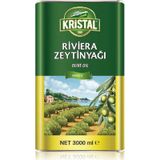 Kristal Riviera Zeytinyağı 3 Litre teneke
