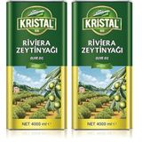 Kristal Riviera Zeytinyağı 4 L (2 paketi)