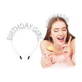 Kristal Taşlı Gümüş Birthday Girl Parti Tacı