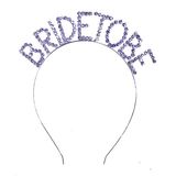 Kristal Taşlı Gümüş Renk Bride To Be Gelin Tacı