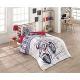 Kristal Tek Kişilik Ranforce Kapitone Nevresim Takımı Storm - 160 x 220 cm - Renkli
