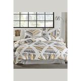 Kristal Terry Cotton Çift Kişilik Nevresim Takımı - Felix Kahve - 200 x 220 cm