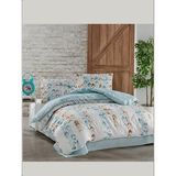 Kristal Terry Cotton Kapitoneli Nevresim Takımı Maviş Mint Çift Kişilik - 200 x 220 cm