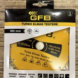 Kristal Turbo Kanallı 180 mm Elmas Testere