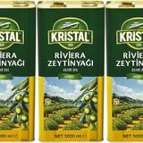 Kristal Zeytinyağı 15LT Riviera (Teneke) (3PK*5LT)