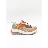 Kriste Bell Sneaker Kadın Spor Ayakkabı KB59118 Bej Multi