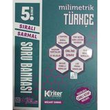 Kriter Akademi Yayınları 5. Sınıf Milimetrik Türkçe Soru Bankası