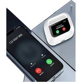 Krizantem A88 Pro OLED Ekranlı Anc/enc Destekli 5.0 Bluetooth Kulaklık - Beyaz