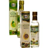 KRK Anason Aroması 250 Cc Ve Üzüm Aroması 250 Cc Cam Şişe Aroma Anason + Yeşil Üzüm 250 Ml + 250 Ml